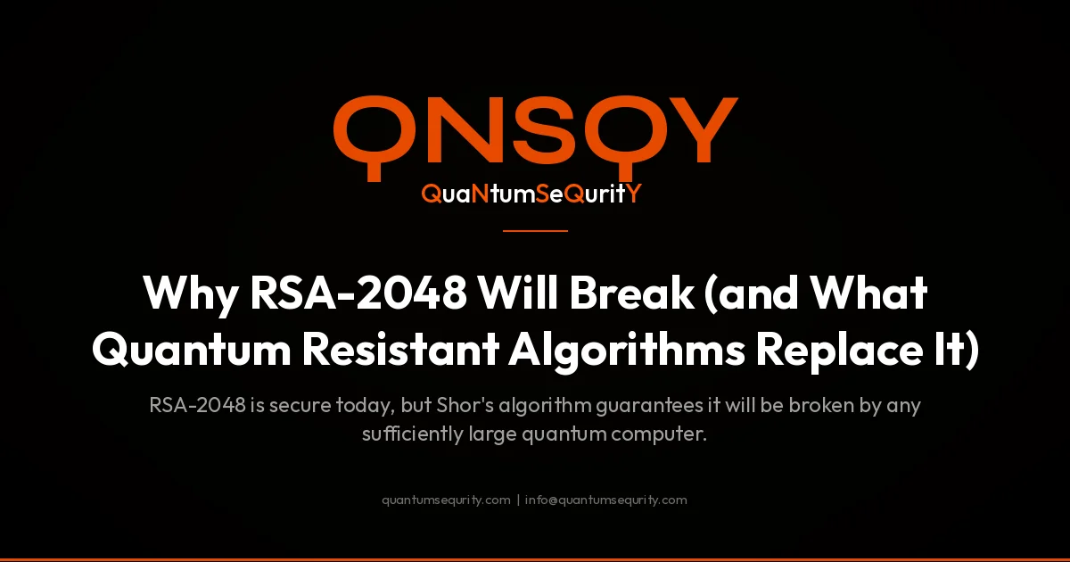 Why RSA-2048 Will Break | QNSQY